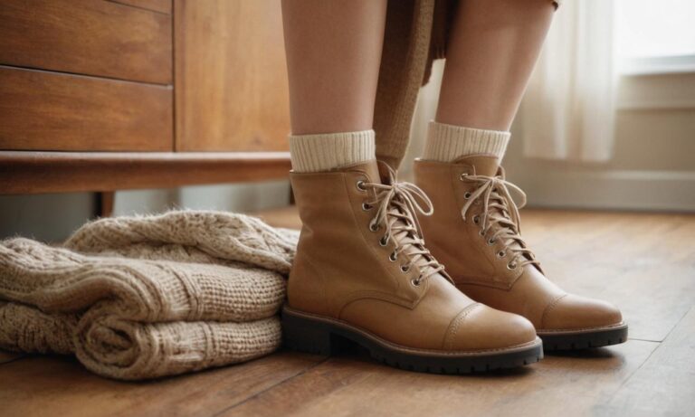 Co ubrać do beżowych botków