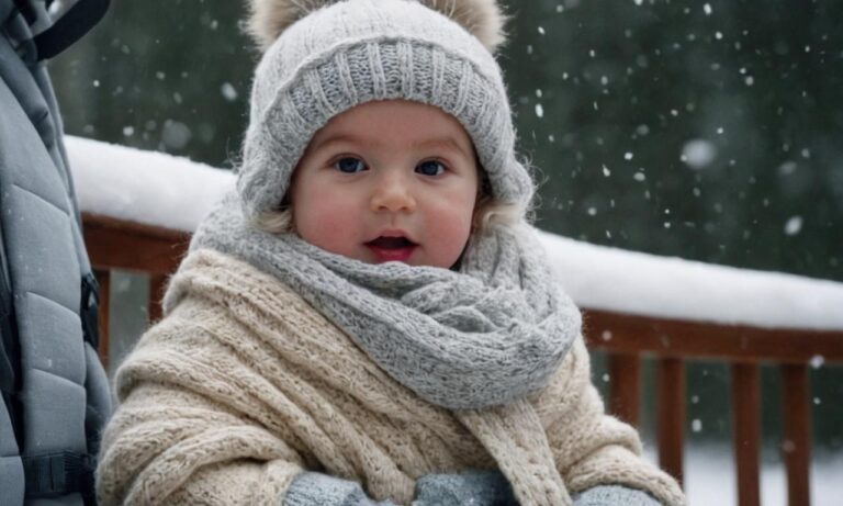 Jak ubrać dziecko do nosidełka zimą