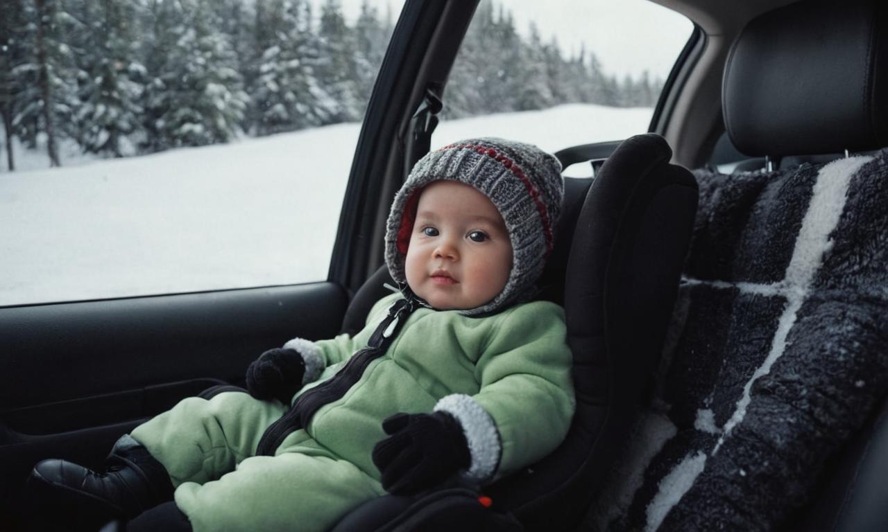 Jak ubrać niemowlaka do samochodu zimą