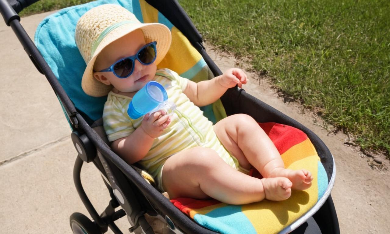 Jak ubrać niemowlaka na spacer latem